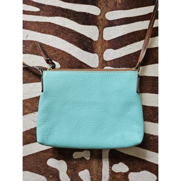 Excellent! Dooney & Bourke Pale Blue Pebble Grain Katie Crossbody Warranty Card - Picture 2 of 8